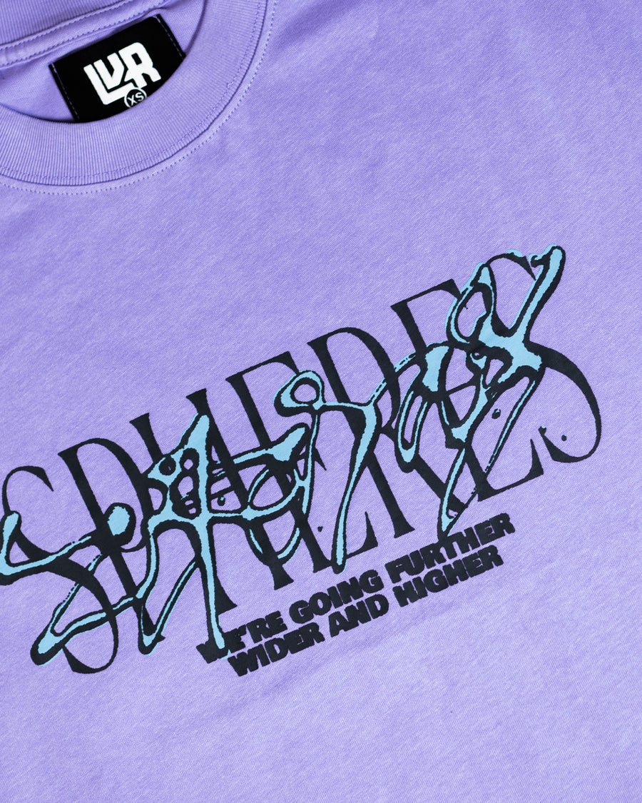 SPHERES PURPLE GRAPHIC TEE