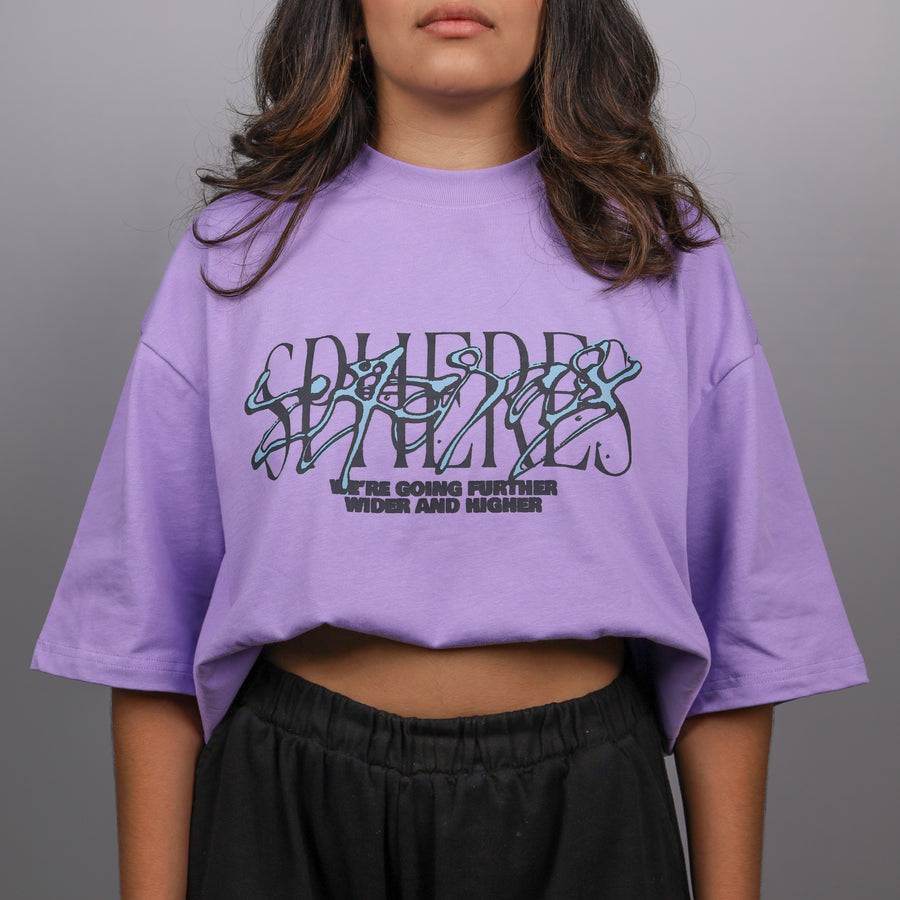 SPHERES PURPLE GRAPHIC TEE