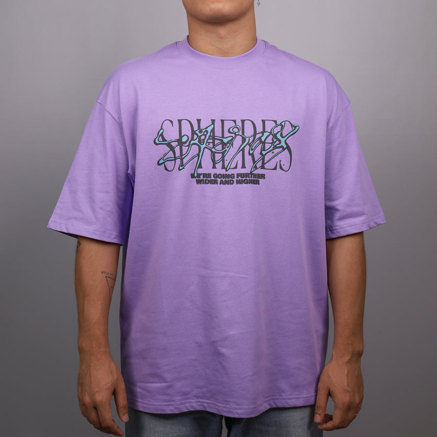 SPHERES PURPLE GRAPHIC TEE