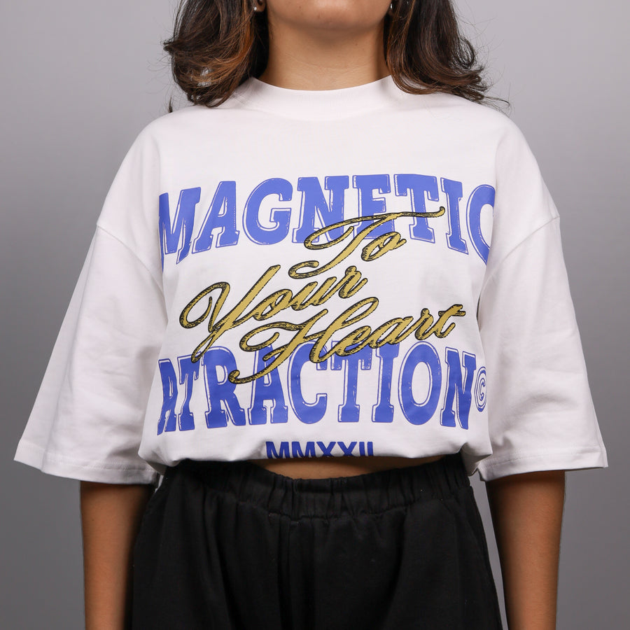 WHITE TSHIRT MAGNÉTICO OVERSIZE