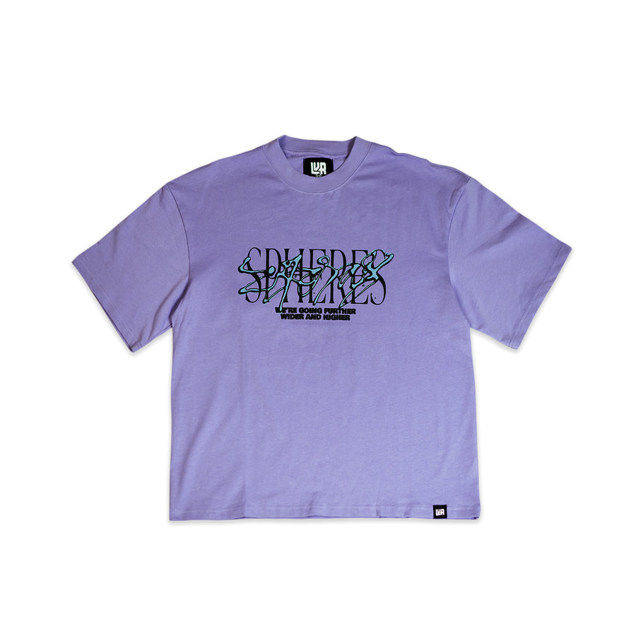 SPHERES PURPLE GRAPHIC TEE