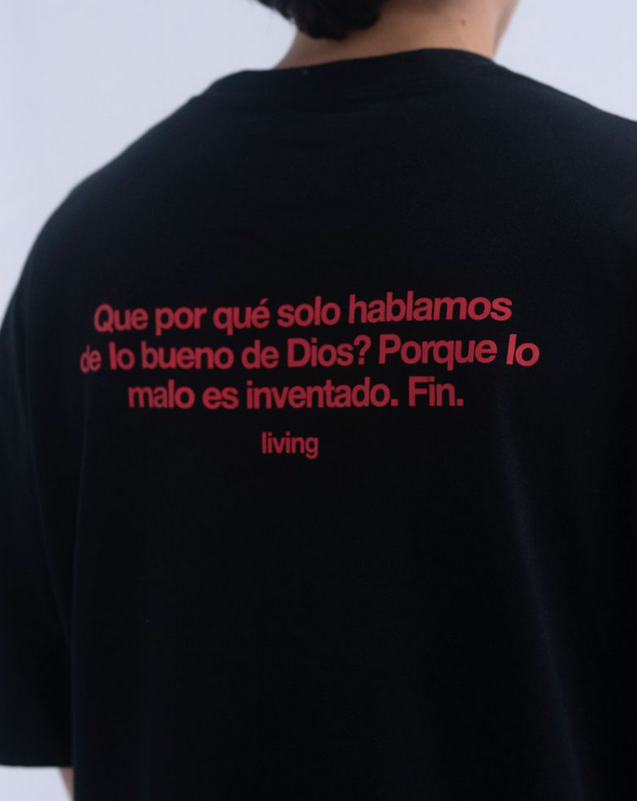 Que por qué solo hablamos de lo lindo de Dios? Porque lo malo es inventado. Fin.